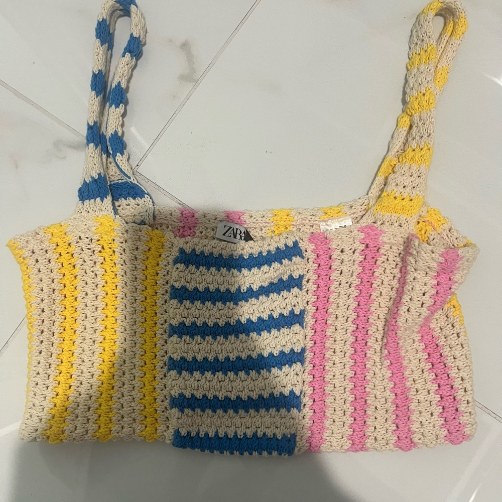 Zara Crochet top. Only worn once